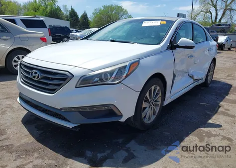 2017 Hyundai Sonata Sport z USA, uszkodzony, nr VIN 5NPE34AF1HH549826